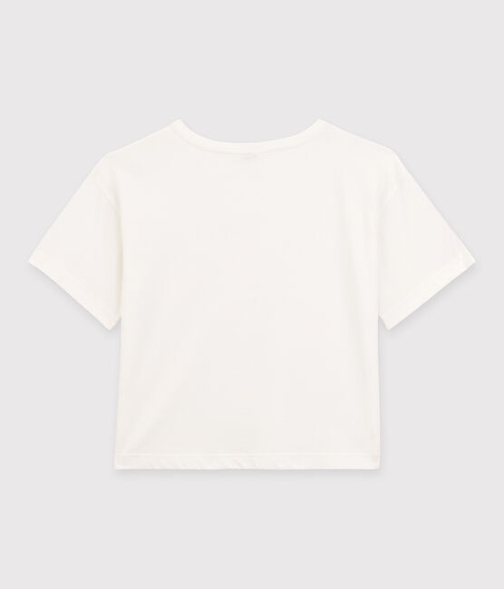 T-shirt LE BOXY in cotone donna bianco MARSHMALLOW