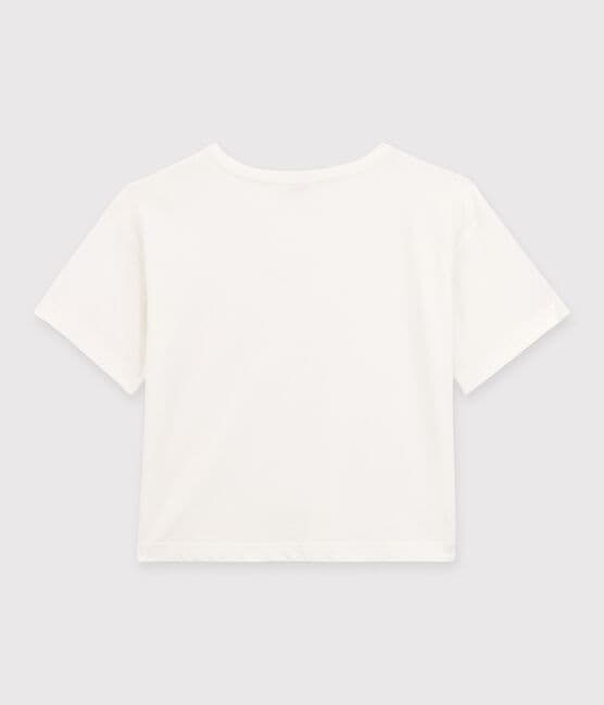T-shirt LE BOXY in cotone donna bianco MARSHMALLOW
