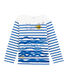 Maglia alla marinara da bambino con decorazioni creative