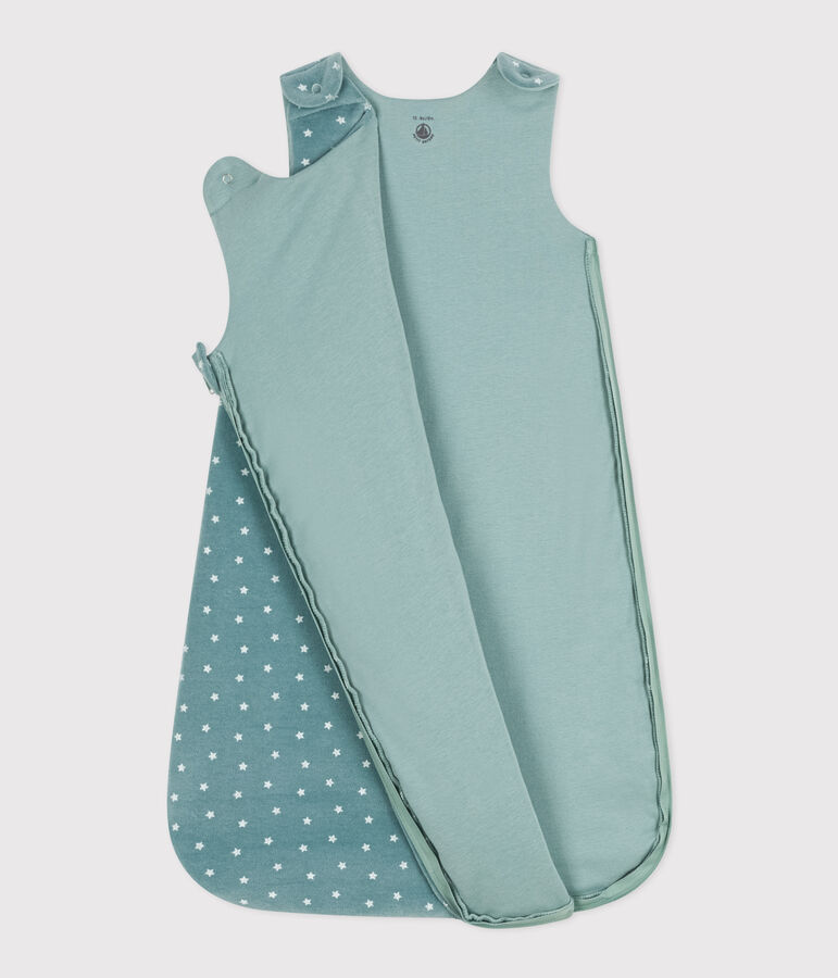 Sacco nanna in velluto TOG 2 verde/bianco