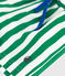 Shorts da bagno con stampa a righe neonato verde MARSHMALLOW/ JARDIN