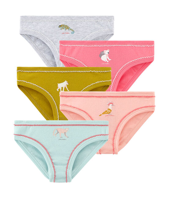 Confezione da 5 slip bambina variante 1