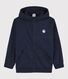 Felpa con zip e cappuccio in cotone bambino