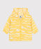 Giacca a vento anti-UV in poliestere con stampa squali neonato giallo ORGE/bianco MARSHMALLOW