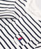 Tutina lunga in tubique neonato bianco MARSHMALLOW/blu SMOKING