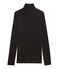dolcevita donna in cotone leggero nero NOIR