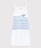 Abito con spalline iconico in cotone Donna bianco ECUME