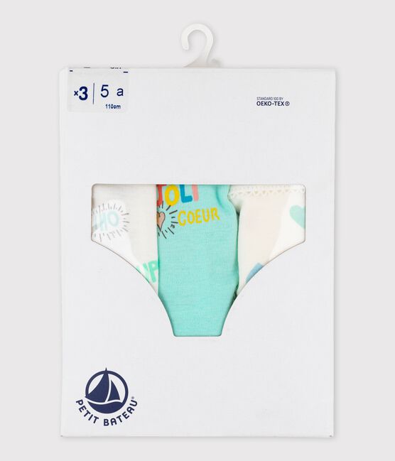 Trio slip bambina variante 1