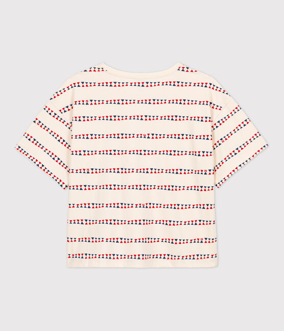 T-shirt LE BOXY in cotone donna bianco AVALANCHE+STOP/ MULTICO