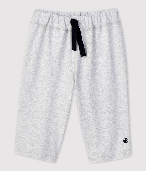 Bermuda in cotone bambino grigio POUSSIERE CHINE