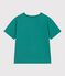 T-shirt a maniche corte in cotone bambina verde