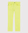 Pantaloni in serge bambino giallo CITRONEL