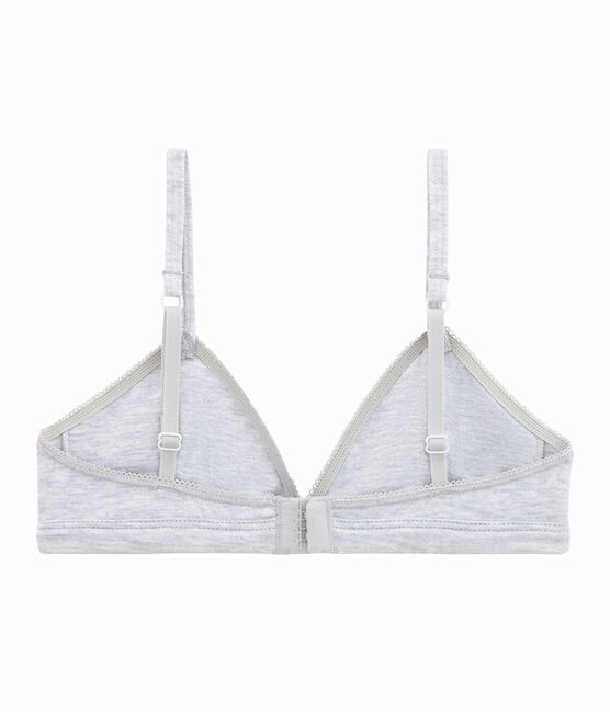 Reggiseno a triangolo per bambina grigio POUSSIERE CHINE