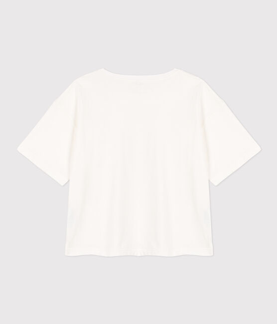 T-shirt LE BOXY in cotone Donna bianco MARSHMALLOW