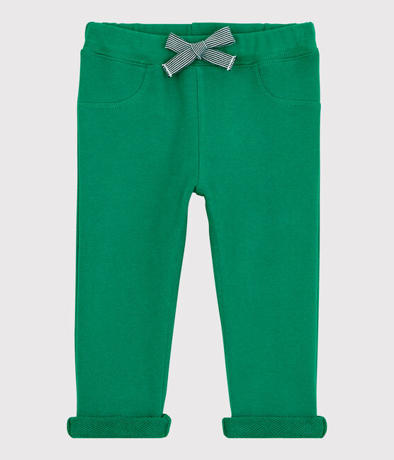 Pantaloni in molleton bebè. verde PIVERT