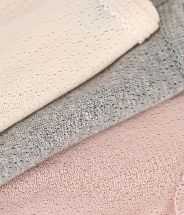 Confezione da 3 body con spalline beb&egrave; in cotone multicolore