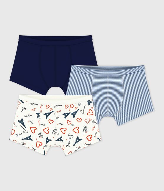 Set di boxer in cotone con stampa Parigi in vita bambino variante 1