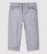 Pantaloni in twill con ricami bebè maschio