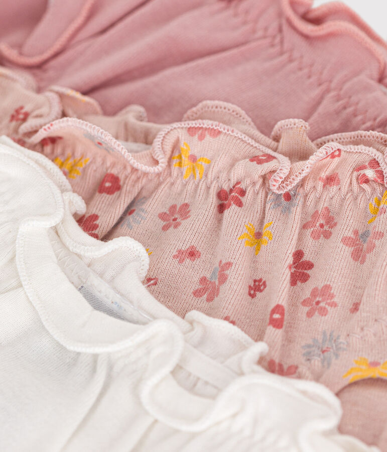 Confezione da 3 slip con arricciature in cotone bambino variante 1