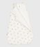 Sacco nanna neonato in cotone con orso stampato TOG 2 MARSHMALLOW/ BRUN