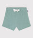 Shorts in spugna di cotone neonato