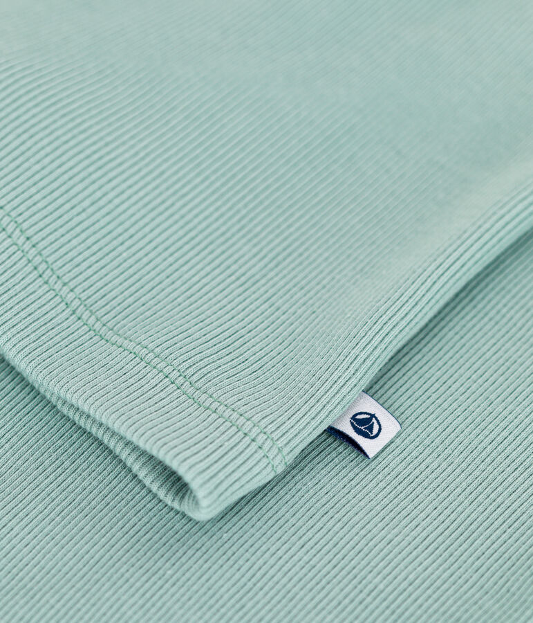 Pigiama in cotone tinta unita bambino verde