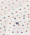 Bodyjama stampa cuoricini in tubique bebè bianco MARSHMALLOW/bianco MULTICO