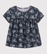 Blusa manica corta in tubique bambina