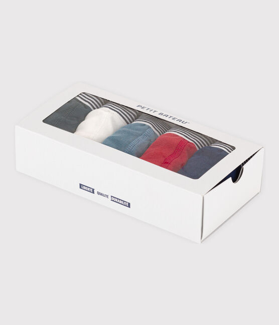Confezione da 5 boxer bambino in cotone variante 1