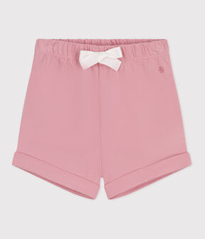 Shorts in cotone tinta unita neonato - 2