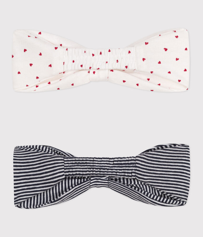 SET DI 2 FASCE ICONICHE IN COTONE PER BAMBINI multicolore