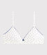 Reggiseno imbottito cuoricini ragazza