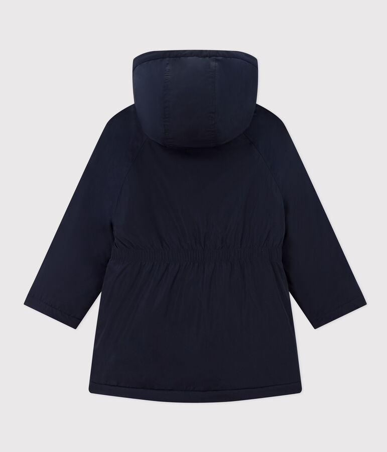 Parka bambina blu