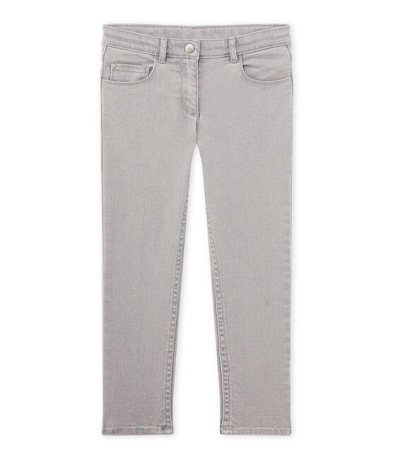 Pantaloni per bambino in jeans grigio grigio Gris