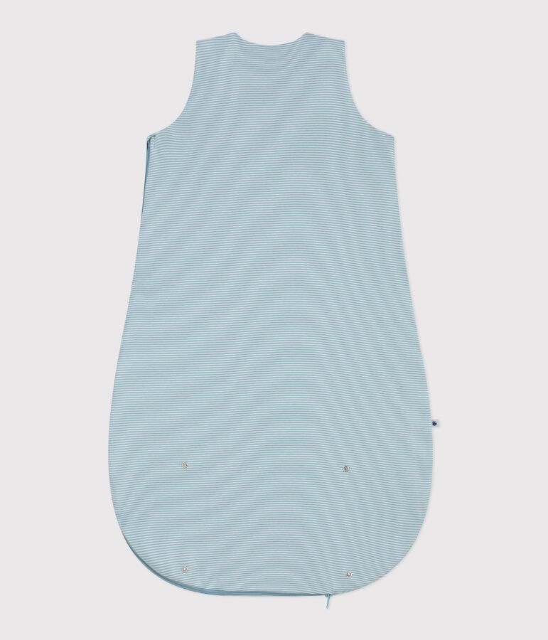 Sacco nanna in cotone a righe TOG 0,5 neonato verde/bianco