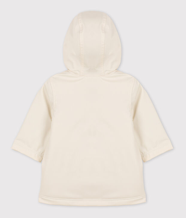 Calda cerata trapuntata beb&egrave; in materiale riciclato ecru