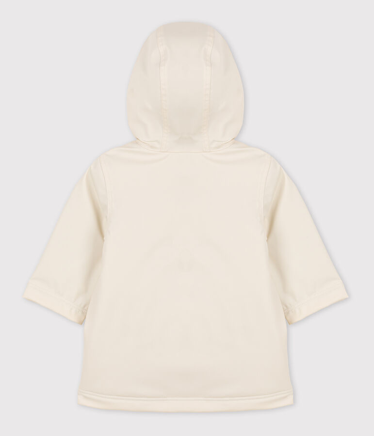 Calda cerata trapuntata beb&egrave; in materiale riciclato ecru