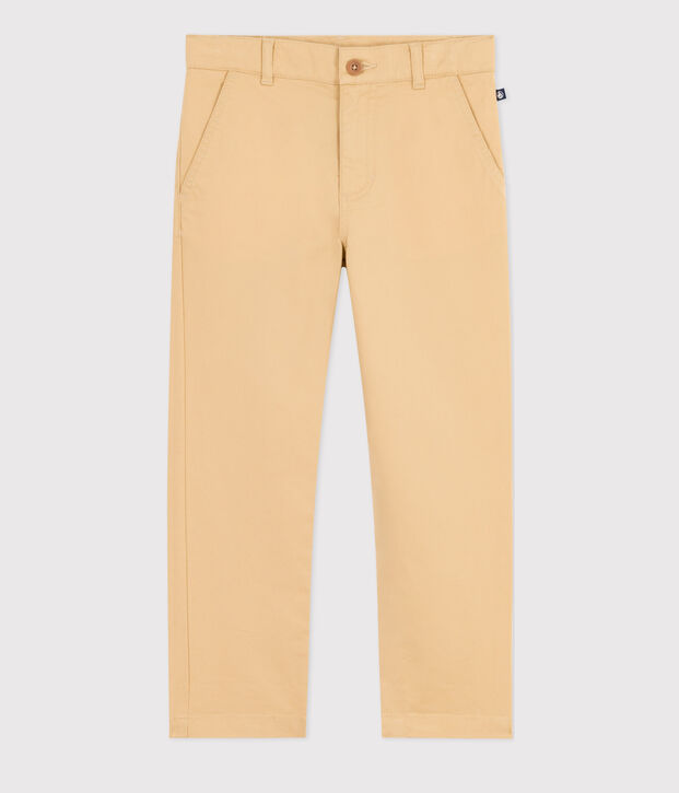Pantaloni chino bambino beige
