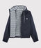 Calda giacca a vento riciclata Donna blu SMOKING