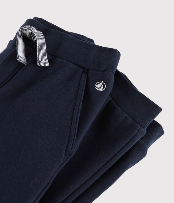 Pantaloni in felpa bambino blu SMOKING