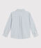 Camicia in cotone a righe bambino verde MILK/ GOBELIN
