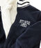 Felpa bambino reversibile con zip blu SMOKING