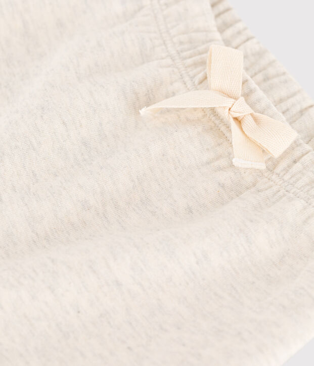 Pantaloni in jersey spesso per neonati beige