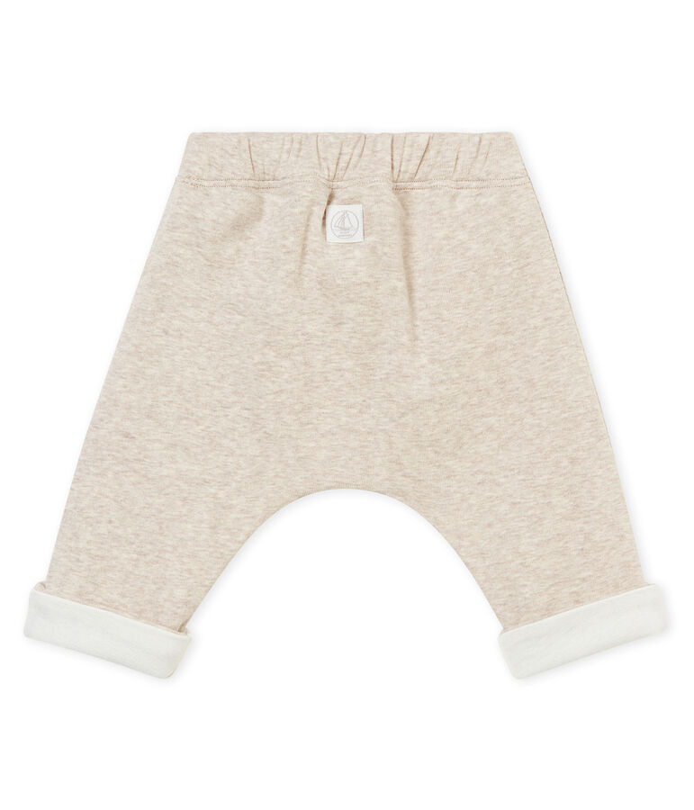 Pantalone rivestito per beb&eacute; unisex beige
