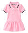 Abito per bambina a maniche corte rosa BABYLONE