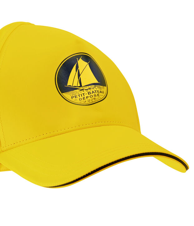 Berretto con visiera unisex giallo