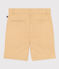 Bermuda bambino in tela di cotone a righe beige FACILE