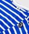 Maglia a righe a maniche lunghe in cotone unisex blu PERSE/bianco MARSHMALLOW