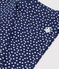 Jeggings in jersey elasticizzato bambina blu MEDIEVAL/bianco MARSHMALLOW
