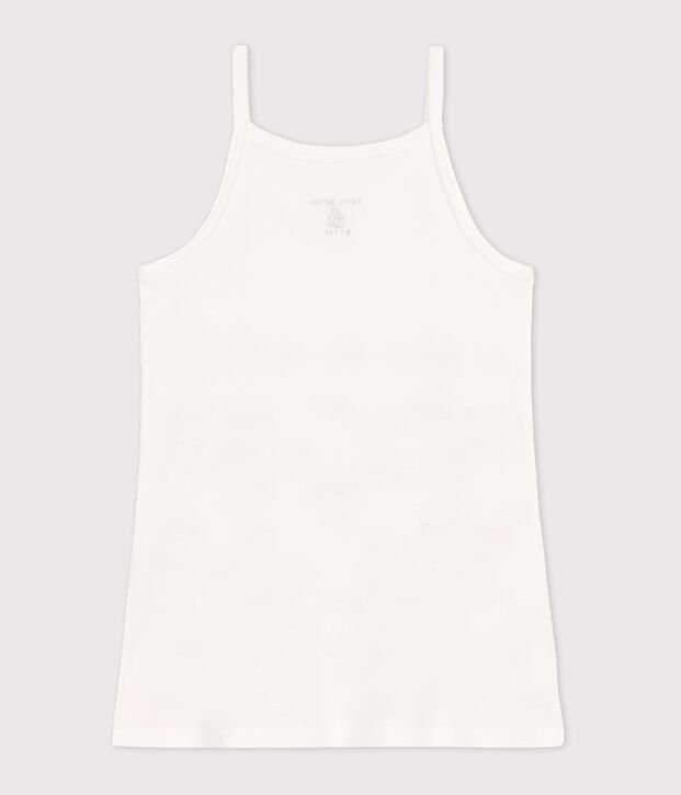 Camicia da notte Serge Bloch bambina a costine bianco